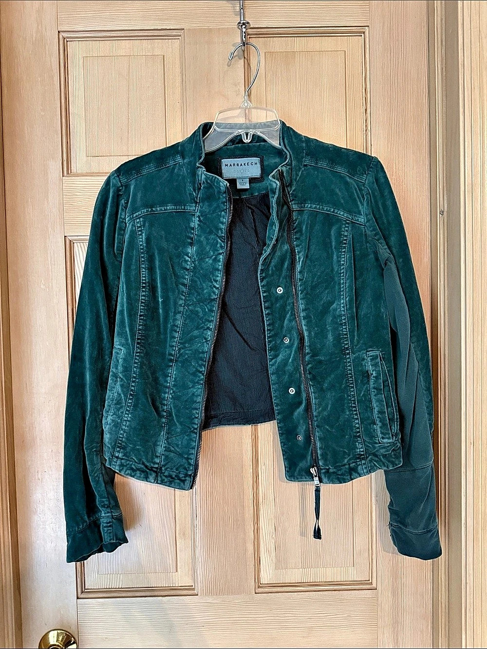 Marrakech Green Moto Jacket